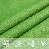 Sunshade Sail 160 g/m Light Green 4x7 m HDPE 311300