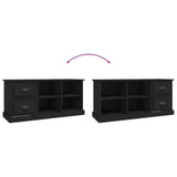TV Cabinet Black 102x35.5x47.5 cm Engineered Wood 816177