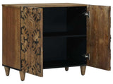 Storage Sideboard Brown 60 x 33.5 x 75 cm Solid Mango Wood 4018334