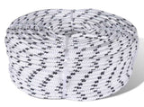 Braided Boat Rope Polyester 8 mm 500 m White 143792