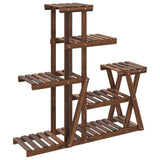 Flower Stand 95x25x96 cm Solid Wood Fir 362879