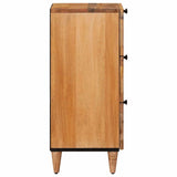 Sideboard with Drawer Natural 40 x 33 x 75 cm Solid Mango Wood 4018283