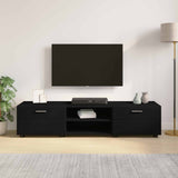 Wooden Cabinet Black 150 x 39 x 30 cm Engineered Wood 880232