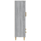 Highboard Grey Sonoma 70x31x115 cm Engineered Wood 817484
