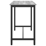 Table Grey Sonoma 100 x 50 x 76.5 cm Engineered Wood and Steel 873747