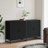Sideboard Black 134x35x76 cm Engineered Wood 3300815