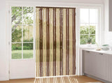 Insect Curtain Chenille Brown and Beige 100 x 220 cm 100% PP 42034450