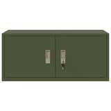 Storage Cabinet Olive Green 90 x 40 x 40 cm Steel 891632