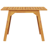 Garden Dining Table 110x56x75 cm Solid Wood Acacia 366372