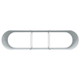 Garden Raised Bed Brown 320 x 80 x 81 cm Steel 42011326