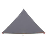 Backpacking Tent Grey and Orange 222 x 85 x 125 cm 42017417