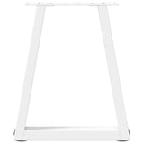 Coffee Table Legs V-Shape 2 pcs White 28x cm Steel 4012541