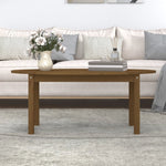 ZNTS Coffee Table Honey Brown 110x55x45 cm Solid Wood Pine 822345
