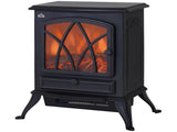 Electric Stove Heater with Realistic Flame Effect, 2000W Portable Indoor Freestanding Electric T3398P379088