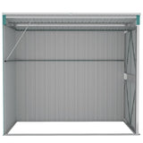 Wall-mounted Garden Shed Green 118x194x178 cm Galvanised Steel 316221