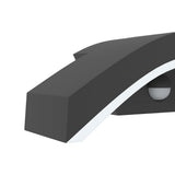 Outdoor LED Wall Light with Sensor Black Die-cast Aluminium 4006278