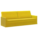 Sofa Set 2 pcs Yellow Velvet 3433236