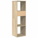 ZNTS Book Cabinet Sonoma Oak 34x31x112 cm Engineered Wood 860285