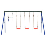 Outdoor Swing Set with Swings and Trapeze 3283622
