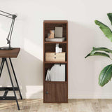 Bookcase Brown Oak 31x24x102 cm Engineered Wood 860343