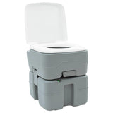 Camping Toilet Set 2 pcs Grey 50.5 x 33 x 103 cm 42001431