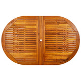 Garden Dining Table x100x75 cm Solid Acacia Wood 316565