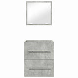 Bathroom Furniture Set with Drawer Grey 41 x 38.5 x 48 cm 875689