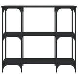 Console Table Black 102x35x90 cm Engineered Wood 834145