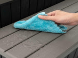 Hot Tub Step with Storage 2-Step Brown and Grey 93 x 57 x 35 cm 42045237