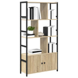 Bookshelf Sonoma Oak 80 x 30 x 155.5 cm Engineered Wood 868438