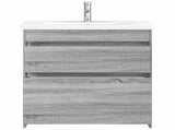 Bathroom Furniture Set Grey Sonoma 81 x 40 x 84.5 cm 3404271