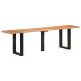 Bench 160 cm Solid Wood Acacia and Steel 4006411