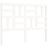 Bed Frame without Mattress White 120x200 cm Solid Wood 3194892