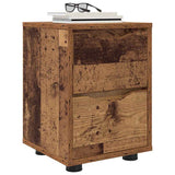 Bedside Table Old Wood 30.5 x 30 x 43 cm Engineered Wood 888813