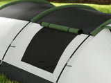 Three-Man Camping Tent, with Two Rooms and Porch - Green T3398P349043