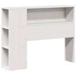 Bookcase Bed without Mattress White 100x200 cm Solid Wood Pine 3321566