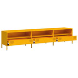 TV Cabinet Mustard Yellow 202x39x43.5 cm Cold-rolled Steel 851349
