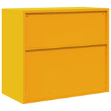 Storage Cabinet Mustard Yellow 80 x 40 x 70 cm Steel 891679