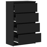 Sideboard Black 60x35x98.5 cm Engineered Wood 800532