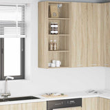 Hanging Cabinet Sonoma Oak 40 x 29.5 x 100 cm Engineered Wood 884468