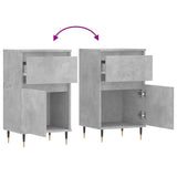 Sideboards 2 pcs Concrete Grey 40x35x70 cm Engineered Wood 831141