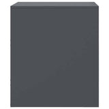 Bedside Cabinets 2 pcs Anthracite 34.5x39x44 cm Steel 841624