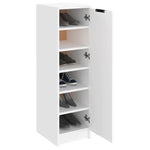 Shoe Cabinet White 30x35x100 cm Engineered Wood 811430