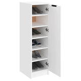 Shoe Cabinet White 30x35x100 cm Engineered Wood 811430