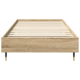 Bed Frame Sonoma Oak 80 x 200 cm Engineered Wood 8009045