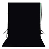 Backdrop Cotton without Stand Black 300x300 cm 190003
