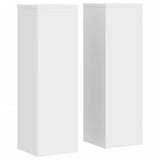 Plant Stand 2pcs White 25x25x80 cm Engineered Wood 852942