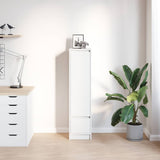 Highboard White 29,5x34x119,5 cm Engineered Wood 861652