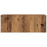 7 Piece TV Cabinet Set Wall-mounted Old Wood Engineered Wood 3329019