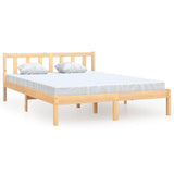 810092 Bed Frame without Mattress Solid Wood 160x200 cm